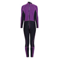 Navy-Radiant Orchid - Back - Regatta Womens-Ladies 3mm Thickness Full Wetsuit