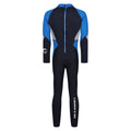 Navy-Oxford Blue-Silver Grey - Back - Regatta Mens 3mm Thickness Full Wetsuit