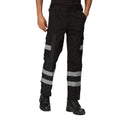 Black - Side - Regatta Mens Ballistic Trousers