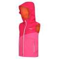 Pink Potion-Flamingo Pink - Side - Regatta Childrens-Kids Acidity II Body Warmer