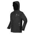 Black - Side - Regatta Childrens-Kids Calderdale II Waterproof Jacket