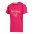 Pink Potion - Side - Regatta Childrens-Kids Bosley VII Dream Big T-Shirt