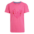 Flamingo Pink - Front - Regatta Childrens-Kids Bosley VII T-Shirt