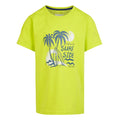 Citron Lime - Front - Regatta Childrens-Kids Bosley VII Surfboard T-Shirt