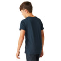 Navy - Pack Shot - Regatta Childrens-Kids Bosley VII Wave T-Shirt