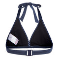 Navy-White - Back - Regatta Womens-Ladies Flavia Stripe Bikini Top