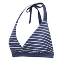 Navy-White - Side - Regatta Womens-Ladies Flavia Stripe Bikini Top