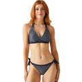 Navy-White - Lifestyle - Regatta Womens-Ladies Flavia Stripe Bikini Top