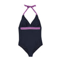 Navy-Radiant Orchid - Front - Regatta Womens-Ladies Flavia II Contrast One Piece Swimsuit