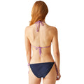 Navy-Radiant Orchid - Pack Shot - Regatta Womens-Ladies Andrellia Bikini Top