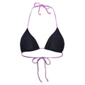 Navy-Radiant Orchid - Front - Regatta Womens-Ladies Andrellia Bikini Top