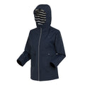 Navy - Side - Regatta Childrens-Kids Beylina Waterproof Jacket