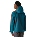 Moroccan Blue-Citron Lime - Pack Shot - Regatta Mens Arana Waterproof Soft Shell Jacket