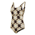 Black - Side - Regatta Womens-Ladies Orla Kiely Sixties Daisy One Piece Swimsuit