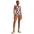 Black - Lifestyle - Regatta Womens-Ladies Orla Kiely Sixties Daisy One Piece Swimsuit