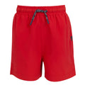 True Red - Front - Regatta Childrens-Kids Skander III Plain Swim Shorts