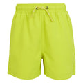 Citron Lime - Front - Regatta Childrens-Kids Skander III Plain Swim Shorts