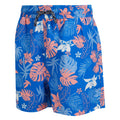 Oxford Blue - Side - Regatta Boys Skander III Hawaiian Swim Shorts