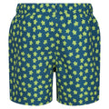 Moroccan Blue - Back - Regatta Boys Skander III Turtle Swim Shorts