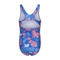 Oxford Blue - Back - Regatta Girls Katrisse Family Hawaiian One Piece Swimsuit