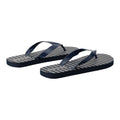 Navy - Back - Regatta Womens-Ladies Bali Stripe Flip Flops