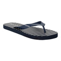 Navy - Front - Regatta Womens-Ladies Bali Stripe Flip Flops