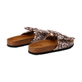 Brown - Back - Regatta Womens-Ladies Ava Leopard Bow Strap Sandals