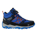 Oxford Blue-Orange - Pack Shot - Regatta Childrens-Kids Samaris III Walking Boots