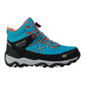 Tahitian Teal-Satsuma - Pack Shot - Regatta Childrens-Kids Samaris III Walking Boots