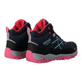 Navy-Pink Potion - Back - Regatta Childrens-Kids Samaris III Walking Boots