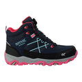 Navy-Pink Potion - Pack Shot - Regatta Childrens-Kids Samaris III Walking Boots