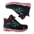 Navy-Pink Potion - Close up - Regatta Childrens-Kids Samaris III Walking Boots