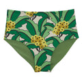 Green - Close up - Regatta Womens-Ladies Orla Kiely Tropical Reversible Bikini Set