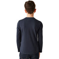 Navy - Lifestyle - Regatta Childrens-Kids Wenbie III Mountain Long-Sleeved T-Shirt