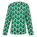 Emerald - Back - Regatta Womens-Ladies Orla Kiely Rain Cloud Long-Sleeved Winter T-Shirt