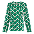 Emerald - Front - Regatta Womens-Ladies Orla Kiely Rain Cloud Long-Sleeved Winter T-Shirt