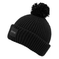 Black - Back - Regatta Unisex Adult Connora Pom Pom Beanie