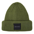 Nephrite Green - Front - Regatta Childrens-Kids Connora Fisherman Logo Beanie