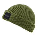 Nephrite Green - Back - Regatta Childrens-Kids Connora Fisherman Logo Beanie