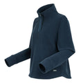 Navy - Side - Regatta Womens-Ladies Juliette Half Zip Fleece Top