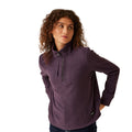 Deep Plum - Lifestyle - Regatta Womens-Ladies Juliette Half Zip Fleece Top