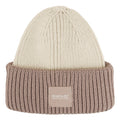 Light Vanilla-Warm Taupe - Front - Regatta Unisex Adult Connora Fisherman Christian Lacroix Knitted Beanie