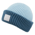 Clear Sky-Coronet Blue - Back - Regatta Unisex Adult Connora Fisherman Christian Lacroix Knitted Beanie