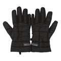 Black - Side - Regatta Unisex Adult Padded Stretch Logo Gloves