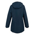 Navy - Back - Regatta Womens-Ladies Voltera Heated Waterproof Jacket