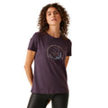 Deep Plum - Side - Regatta Womens-Ladies Filandra IX Look At The Stars T-Shirt