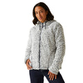 Navy - Lifestyle - Regatta Womens-Ladies Zelpha Fluffy Hooded Fleece Jacket