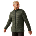 Dark Khaki - Side - Regatta Mens Marizion Padded Jacket