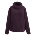 Deep Plum - Front - Regatta Womens-Ladies Ria Fluffy Overhead Fleece Top