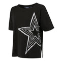 Black - Side - Regatta Womens-Ladies Abaya Star Foil Print T-Shirt